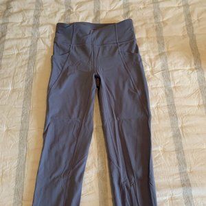WORN TWICE- Lululemon High- Rise Crop 23" Brushed Nulux Leggings (Size 4)